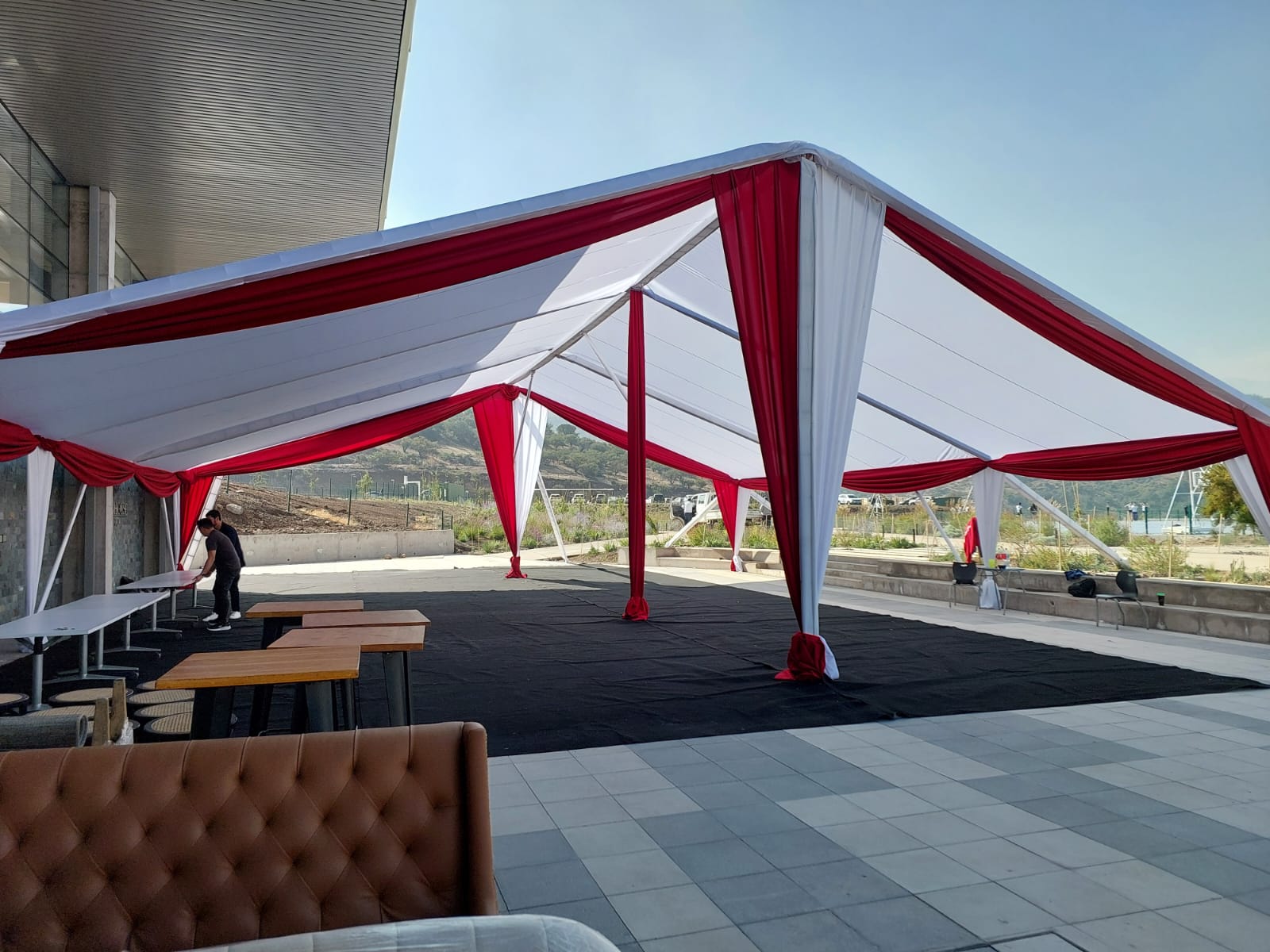 Evento con carpas